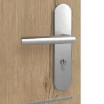 Detailansicht der Oberfläche von GARANT Wohnungseingangstür Corona 832 Authentic Risseiche CePaL