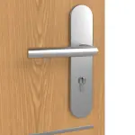 Detailansicht der Oberfläche von GARANT Wohnungseingangstür Corona 832 Eiche Premium CePaL