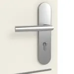 Detailansicht der Oberfläche von GARANT Wohnungseingangstür Corona 832 Weißlack 9010 CePaL