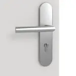 Detailansicht der Oberfläche von GARANT Wohnungseingangstür Corona 834 Silver Grey CePaL