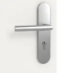 Detailansicht der Oberfläche von GARANT Wohnungseingangstür Corona 834 Weißlack 9016 CePaL