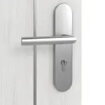 Detailansicht der Oberfläche von GARANT Wohnungseingangstür Corona 850 Authentic Grigio CePaL