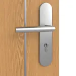 Detailansicht der Oberfläche von GARANT Wohnungseingangstür Corona 850 Eiche Premium CePaL