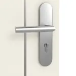 Detailansicht der Oberfläche von GARANT Wohnungseingangstür Corona 850 Weißlack 9010 CePaL