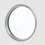 Detailansicht des Lichtausschnitts von GARANT Wohnungseingangstür D354-60 Designer White Resopal mit Lichtausschnitt LA-12