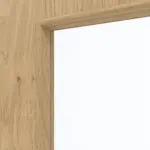 Detailansicht des Lichtausschnitts von GARANT Wohnungseingangstür Authentic Asteiche GCK08 mit Lichtausschnitt LA-7