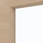 Detailansicht des Lichtausschnitts von GARANT Wohnungseingangstür Quer Authentic Achat GCK08 mit Lichtausschnitt LA-9