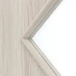 Detailansicht des Lichtausschnitts von Eiche lasiert LA 6 Raute Basic Durat Doppelflügeltür inkl. Zarge - Huga