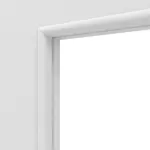 Detailansicht des Lichtausschnitts von Bütte Weiß LA 8 Basic Durat Doppelflügeltür inkl. Zarge - Huga