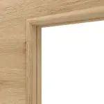 Detailansicht des Lichtausschnitts von Asteiche quer LA 8 Basic Durat Doppelflügeltür inkl. Zarge - Huga