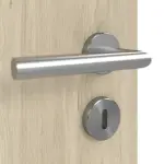 Detailansicht der Oberfläche von Doppelflügeltür Basic Eiche Bernstein 4.15 mit Zarge