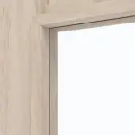 Detailansicht des Lichtausschnitts von Doppelflügeltür Basic 4.17 Dekor Sonoma Eiche inkl. Zarge - Interio