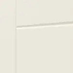 Detailansicht der Fräsung von Klassik Weiß RAL 9010 Westalack Bretagne 3001 Doppelflügeltür - Westag