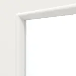 Detailansicht des Lichtausschnitts von Carolina 2 LA 2 Sprosse 2/3 ClassicLine Weißlack Doppelflügeltür inkl. Zarge - Hörmann
