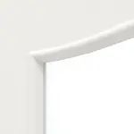 Detailansicht des Lichtausschnitts von Carolina 4 LA Sprosse 2/3 ClassicLine Weißlack Doppelflügeltür inkl. Zarge - Hörmann