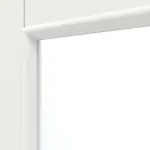 Detailansicht des Lichtausschnitts von Carolina 5 LA 3 Sprosse 2/4 ClassicLine Weißlack Doppelflügeltür inkl. Zarge - Hörmann