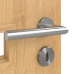 Detailansicht der Oberfläche von CLASSEN Doppelflügeltür Century M3 Eiche geölt 3D Look mit Lichtausschnitt inkl. Zarge