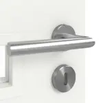 Detailansicht der Oberfläche von CLASSEN Doppelflügeltür Century M3 Weiß Primo mit Lichtausschnitt inkl. Zarge