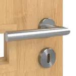 Detailansicht der Oberfläche von CLASSEN Doppelflügeltür Century M6 Eiche geölt 3D Look mit Lichtausschnitt inkl. Zarge