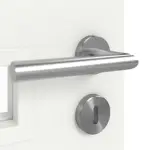 Detailansicht der Oberfläche von CLASSEN Doppelflügeltür Century M6 Weiß Primo mit Lichtausschnitt inkl. Zarge