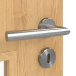 Detailansicht der Oberfläche von CLASSEN Doppelflügeltür Century M7 Eiche geölt 3D Look mit Lichtausschnitt inkl. Zarge