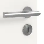 Detailansicht der Oberfläche von JELD-WEN Doppelflügeltür Classic Brillantweiß ähnlich RAL 9016 ExpertLack mit Zarge