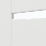 Detailansicht des Lichtausschnitts von Clif 5.2 Weiß matt Doppelflügeltür inkl. Zarge - Classen