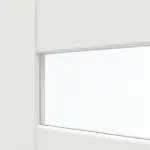 Detailansicht des Lichtausschnitts von Clif 5.4 Weiß matt Doppelflügeltür inkl. Zarge - Classen