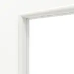 Detailansicht des Lichtauschnitts von Doppelflügeltür LA 11 Ultramatt Weiß ProLine inkl. Zarge - Hörmann