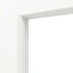 Detailansicht des Lichtauschnitts von Doppelflügeltür LA 7 Ultramatt Weiß ProLine inkl. Zarge - Hörmann