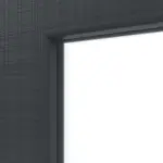 Detailansicht des Lichtauschnitts von Doppelflügeltür LA 8 Cotton like Anthrazit Basic inkl. Zarge - Huga