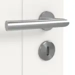 Detailansicht der Oberfläche von JELD-WEN Doppelflügeltür Contour 2F Brillantweiß ähnlich RAL 9016 ExpertLack mit Zarge