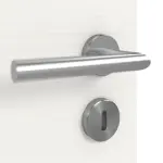 Detailansicht der Oberfläche von GARANT Doppelflügeltür Corona 730 Quer Authentic Bianco CePaL mit Zarge