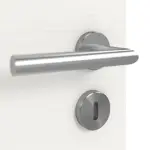 Detailansicht der Oberfläche von GARANT Doppelflügeltür Corona 732 Quer Authentic Bianco CePaL mit Zarge