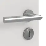 Detailansicht der Oberfläche von GARANT Doppelflügeltür Corona 832 Silver Grey CePaL mit Zarge