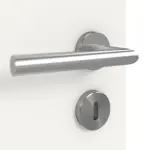 Detailansicht der Oberfläche von GARANT Doppelflügeltür Corona 832 Weißlack 9016 CePaL mit Zarge