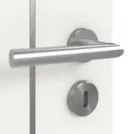 Detailansicht der Oberfläche von GARANT Doppelflügeltür Corona 850 Authentic Bianco CePaL mit Zarge