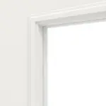 Detailansicht des Lichtausschnitts von Georgia 2 LA Sprosse 2/3 ClassicLine Duradecor Verkehrsweiß RAL 9016 Doppelflügeltür inkl. Zarge - Hörmann