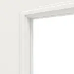 Detailansicht des Lichtausschnitts von Georgia 4 LA Sprosse 1/3 ClassicLine Duradecor Verkehrsweiß RAL 9016 Doppelflügeltür inkl. Zarge - Hörmann