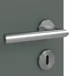 Detailansicht der Oberfläche von WESTAG Doppelflügeltür Verde Comodoro FX 0750 FENIX NTM mit Lichtausschnitt LA-1B bandseitig inkl. Zarge