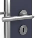 Detailansicht der Oberfläche von WESTAG Doppelflügeltür Blu Fes FX 0754 FENIX NTM mit Lichtausschnitt LA-100 inkl. Zarge