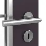 Detailansicht der Oberfläche von WESTAG Doppelflügeltür Viola Orissa FX 0790 FENIX NTM mit Lichtausschnitt LA-100 inkl. Zarge