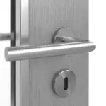 Detailansicht der Oberfläche von WESTAG Doppelflügeltür Argento Dukat FX 5001 Fenix NTA mit Lichtausschnitt LA-100 inkl. Zarge