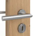 Detailansicht der Oberfläche von WESTAG Doppelflügeltür Artis Eiche Ei 793 Portalit CPL mit Lichtausschnitt LA-1000 inkl. Zarge