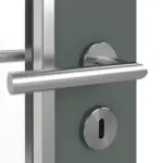 Detailansicht der Oberfläche von WESTAG Doppelflügeltür Verde Comodoro FX 0750 FENIX NTM mit Lichtausschnitt LA-1000 inkl. Zarge