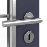 Detailansicht der Oberfläche von WESTAG Doppelflügeltür Blu Fes FX 0754 FENIX NTM mit Lichtausschnitt LA-1000 inkl. Zarge