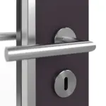 Detailansicht der Oberfläche von WESTAG Doppelflügeltür Viola Orissa FX 0790 FENIX NTM mit Lichtausschnitt LA-1000 inkl. Zarge