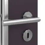 Detailansicht der Oberfläche von WESTAG Doppelflügeltür Viola Orissa FX 0790 FENIX NTM mit Lichtausschnitt LA-18-21,5 inkl. Zarge