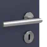 Detailansicht der Oberfläche von WESTAG Doppelflügeltür Blu Fes FX 0754 FENIX NTM mit Lichtausschnitt LA-3Q inkl. Zarge