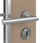 Detailansicht der Oberfläche von WESTAG Doppelflügeltür Castoro Ottawa FX 0717 Fenix NTM mit Lichtausschnitt LA-DIN inkl. Zarge